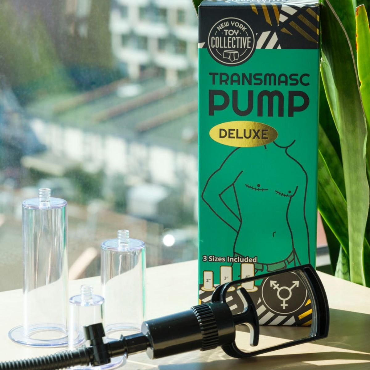 Trans Masc Pump Deluxe - Includes 3 cylinder sizes