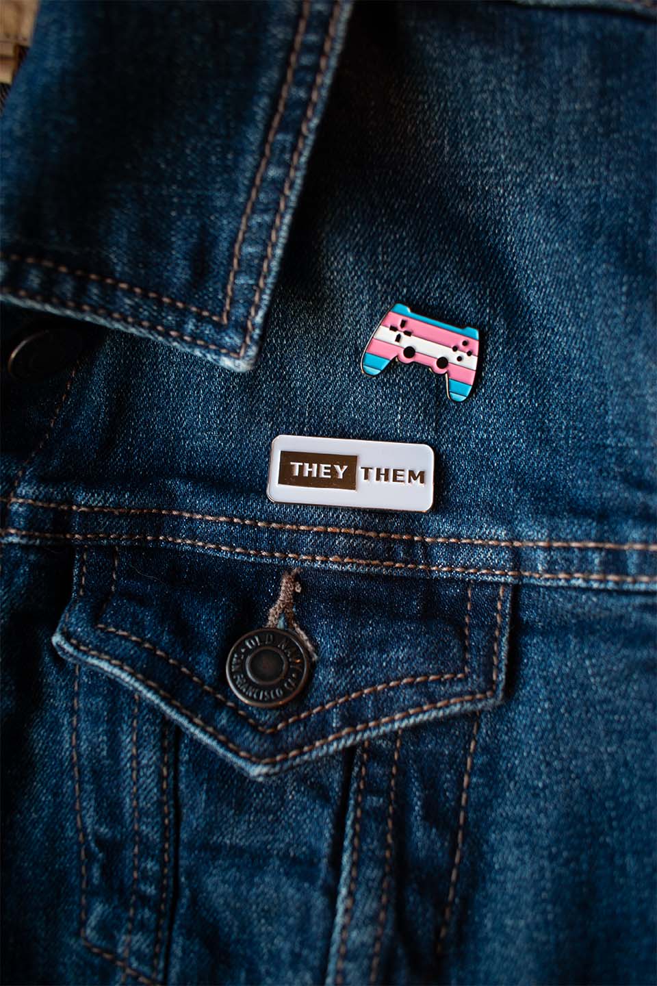 Pronouns Pin: THEY/THEM