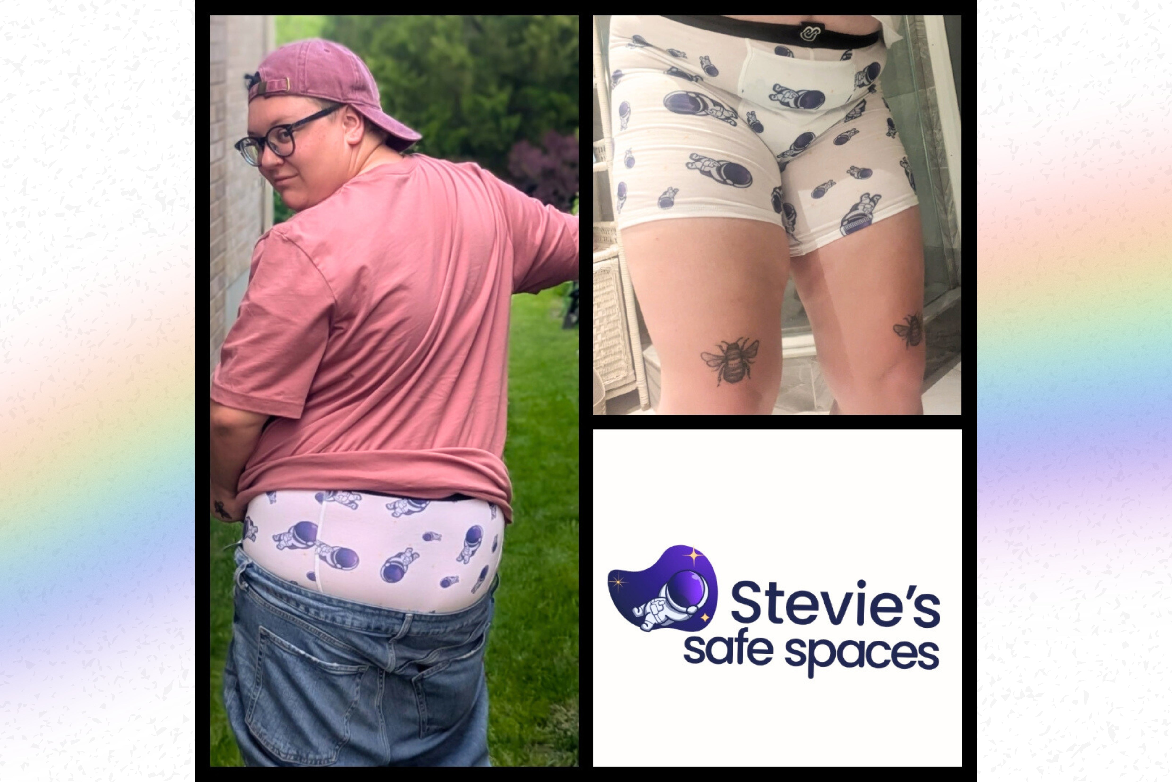 2-in-1 Stevie's Safe Spaces Packing Boxers - Limited Edition