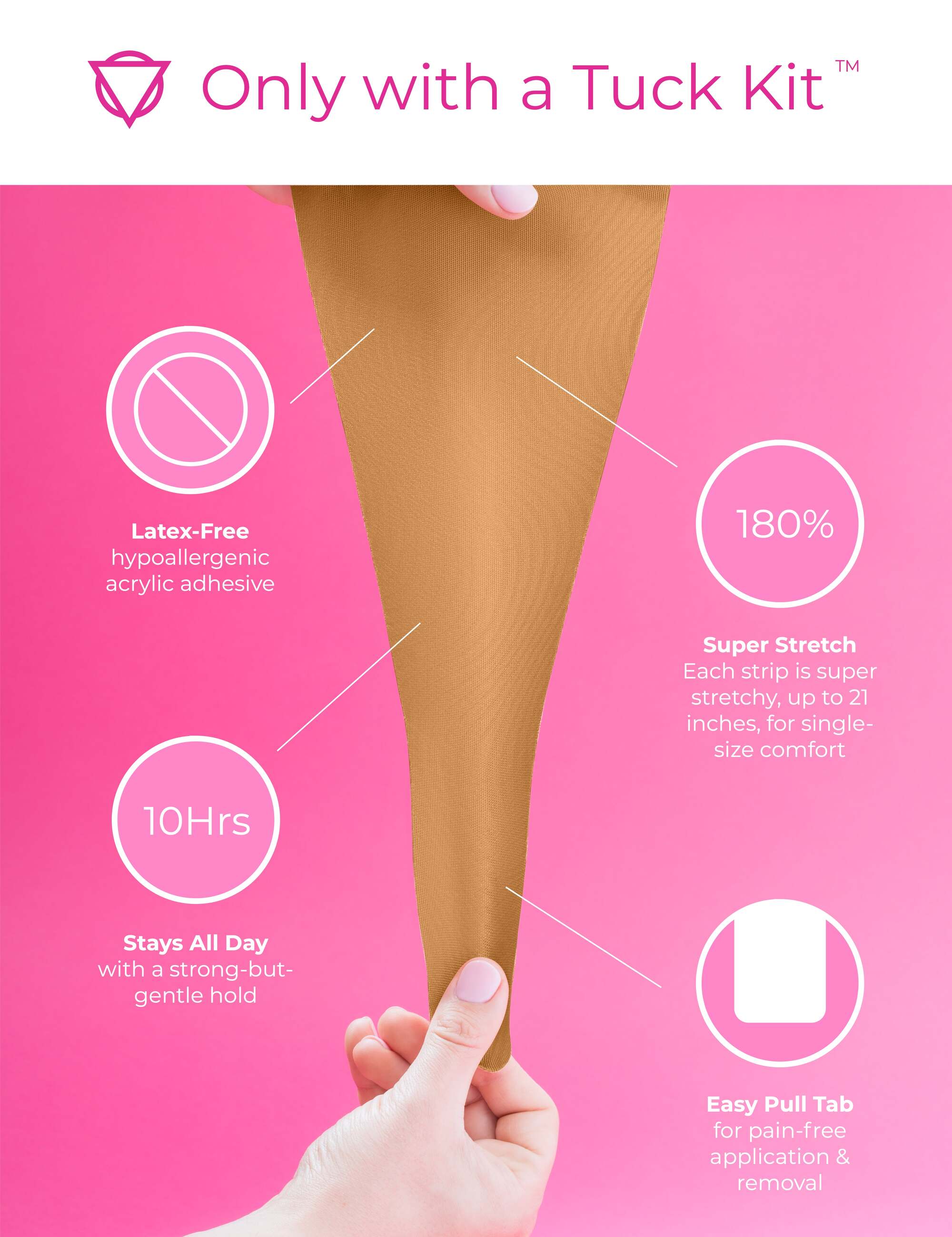 Unclockable Tuck Kit - 2 Strips