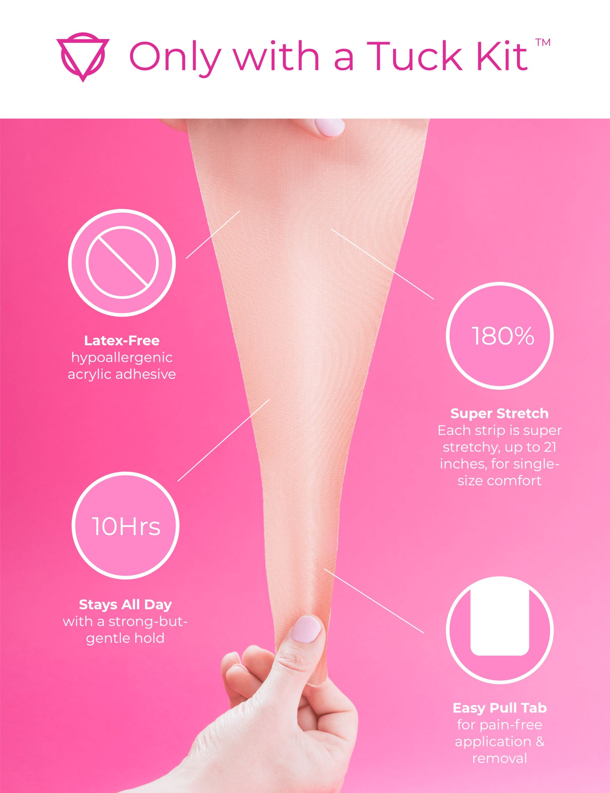 Unclockable Tuck Kit - 2 Strips