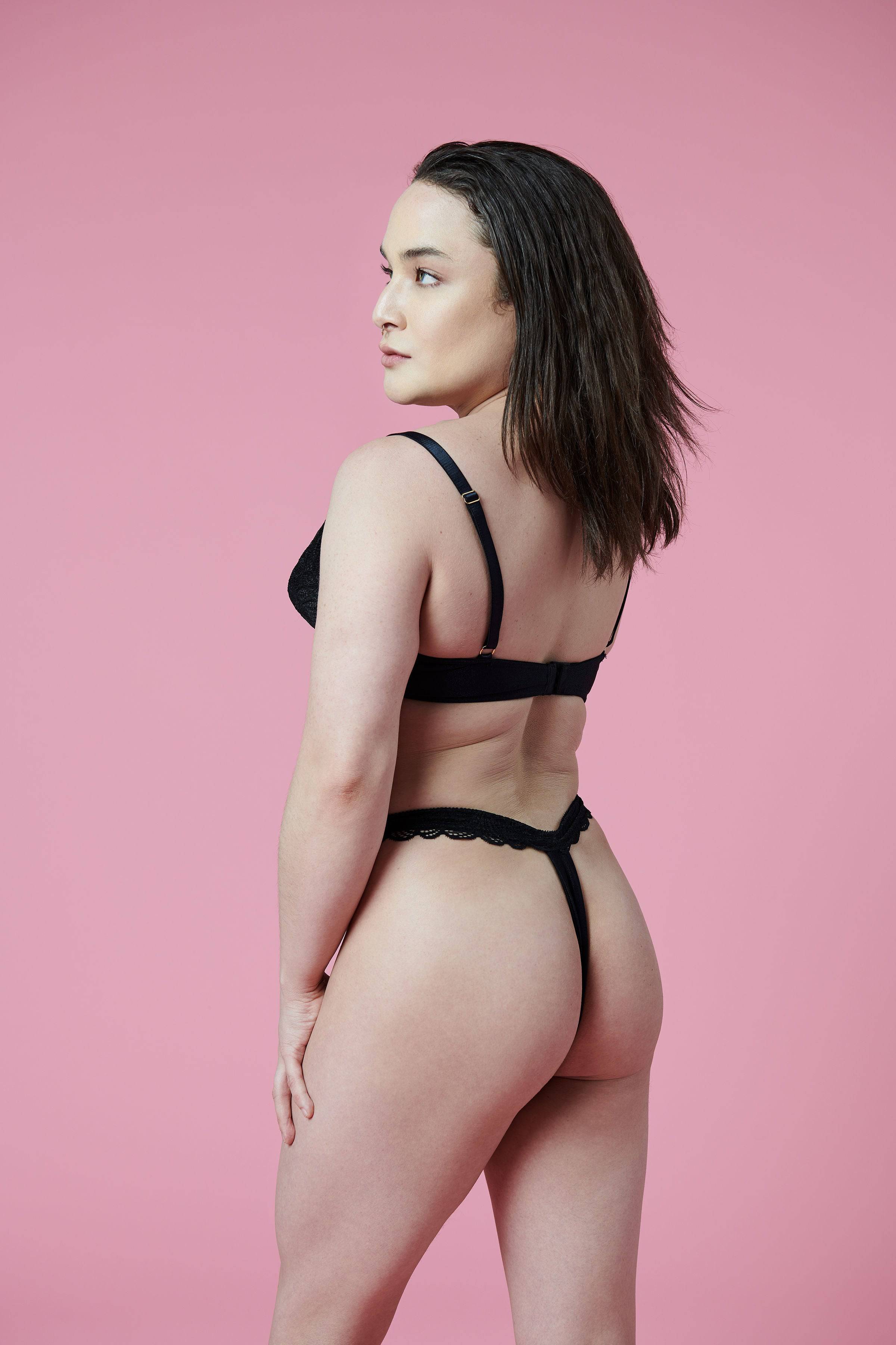 Lace Thong Gaff - urBasics