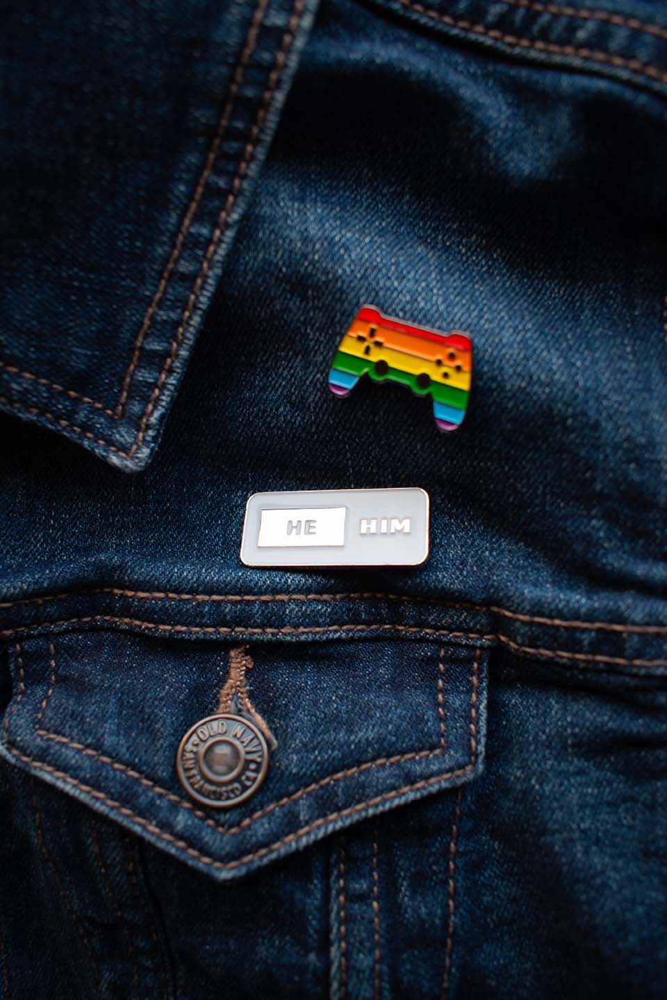 Pronouns Pin: HE/HIM
