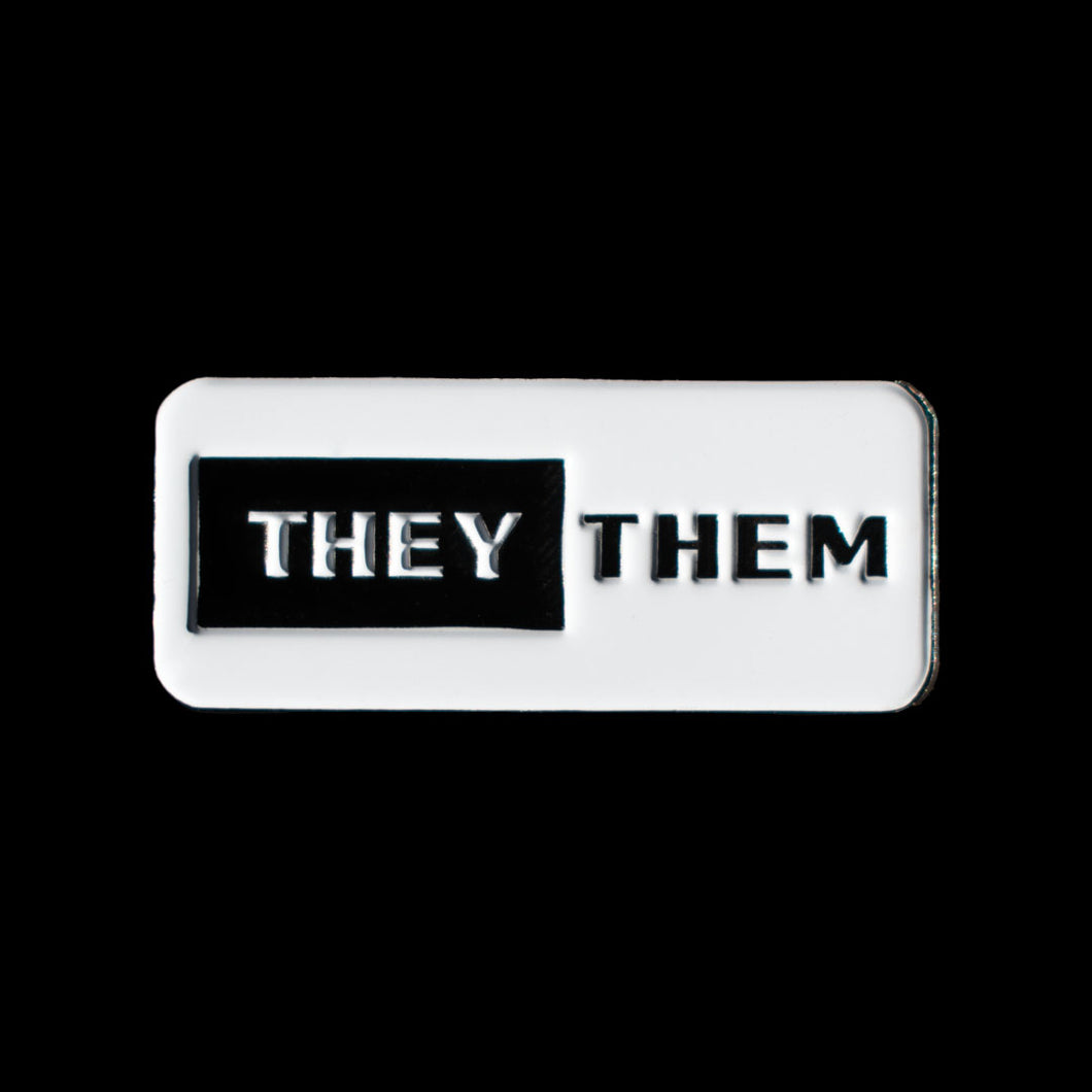 Pronouns Pin: THEY/THEM