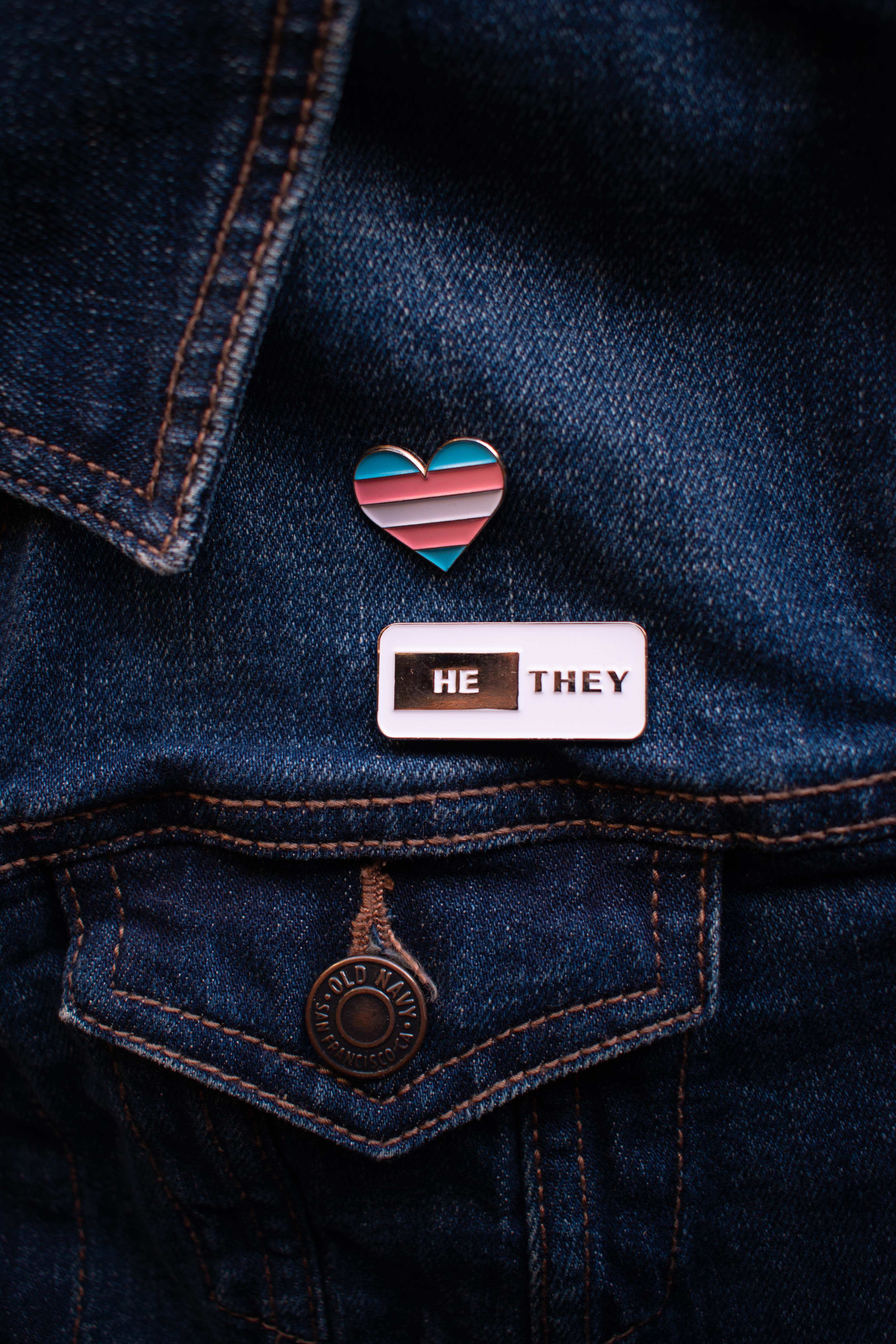 Pronouns Pin: HE/THEY