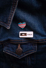 Load image into Gallery viewer, Pronouns Pin: HE/THEY
