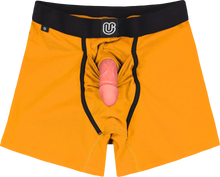 Load image into Gallery viewer, Front view of a mango packing boxer with packer
