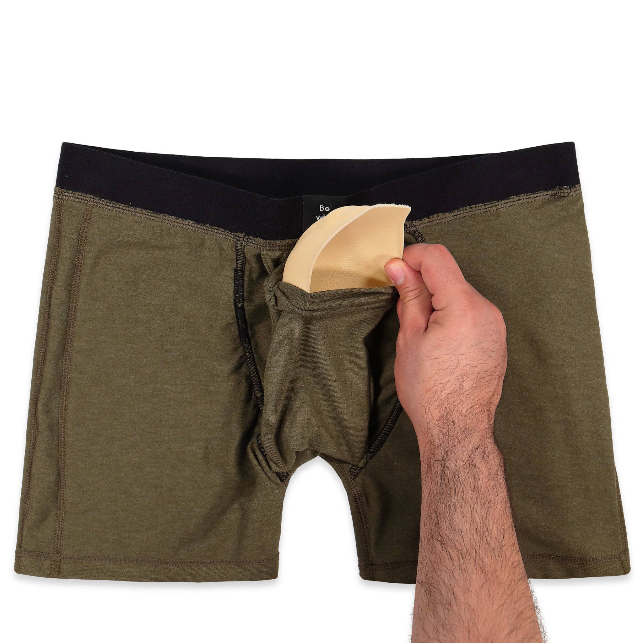 Button Fly Packer Boxer Underwear FTM Transgender (M = 33-35) - Import It  All
