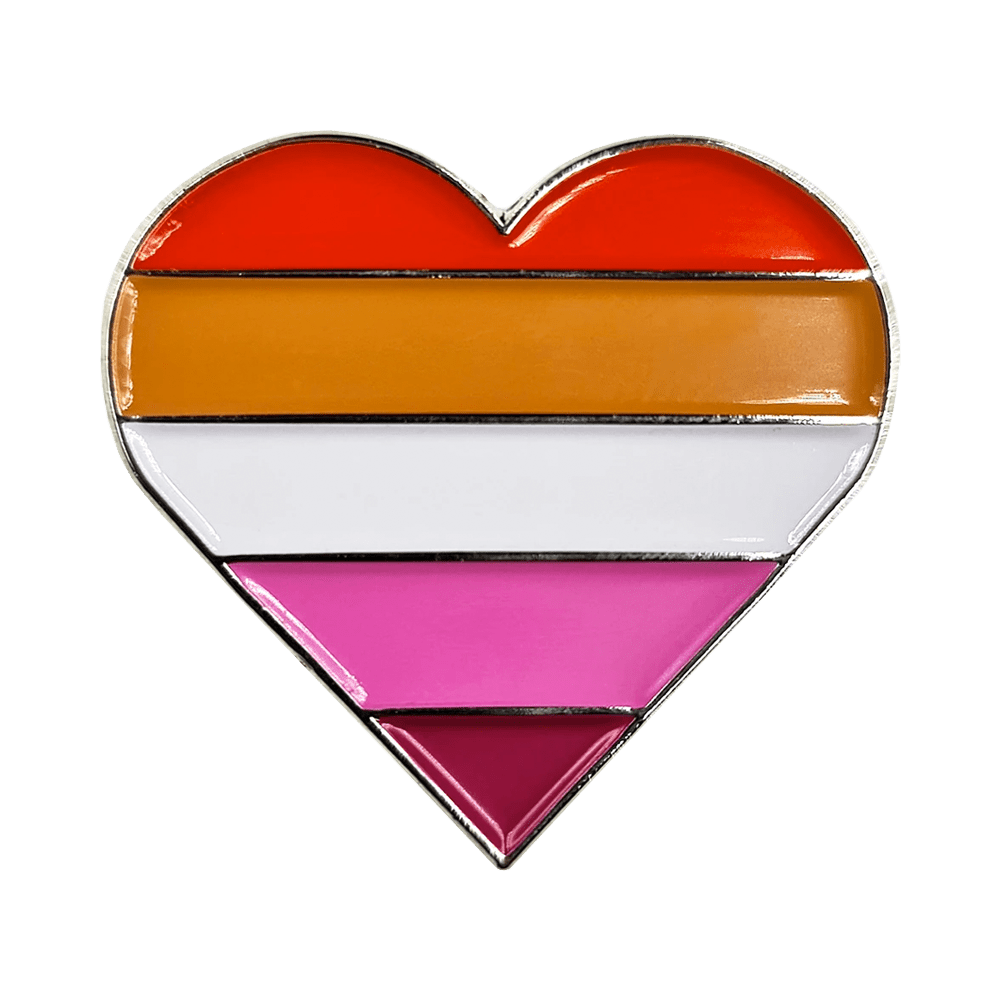 Community Lesbian Flag Pin - urBasics